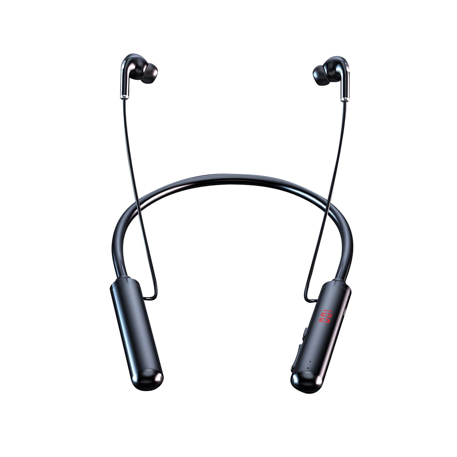 Casque d'Ecoute Bluetooth avec Affichage d'Alimentation Led